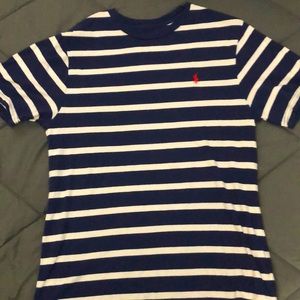 Boys shirt blue stripes